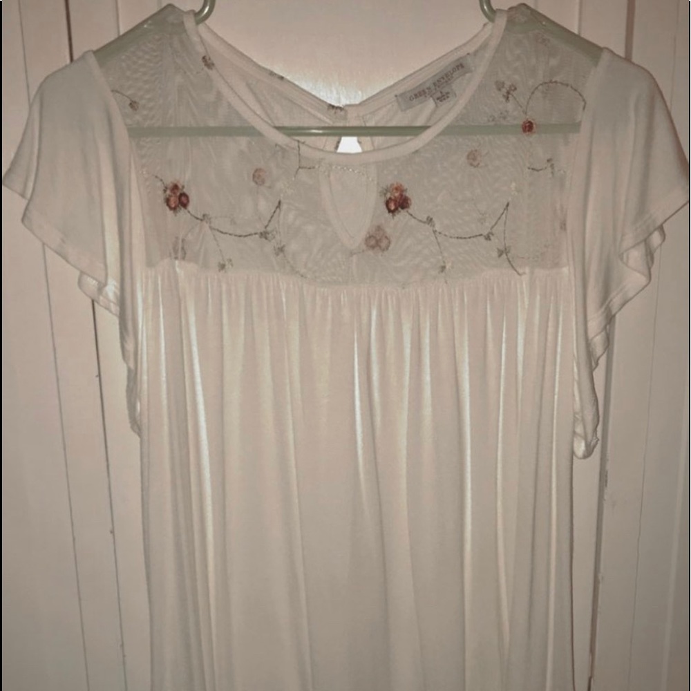 Green Envelope Los Angeles blouse